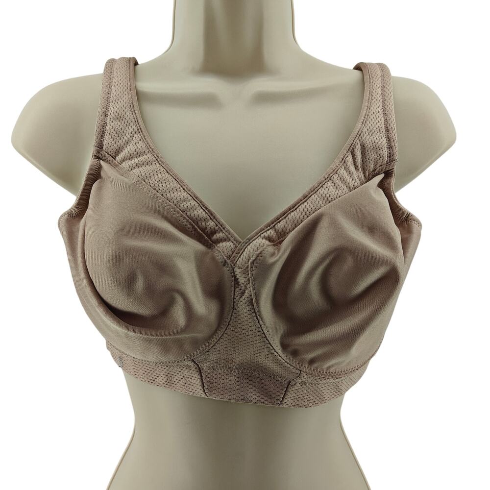 Glamorise Sport 1006 MagicLift Seamless Sports Bra Cafe 34D